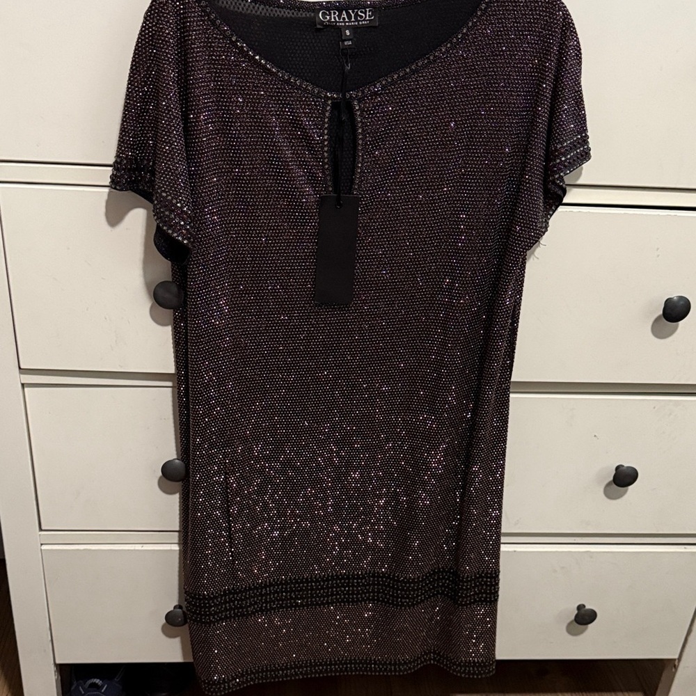 Gray Women's Midi Dress - Picture 8 of 13